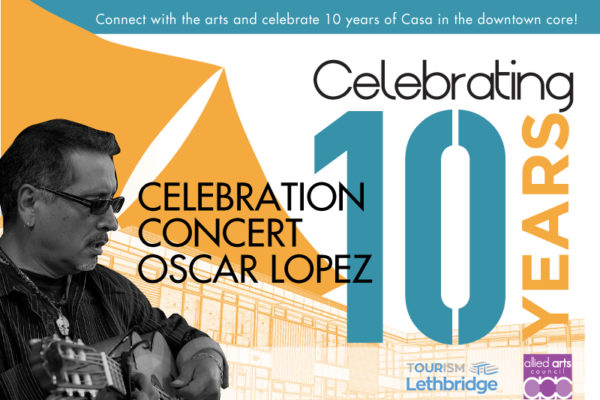 Casa 10 Celebration Concert with Oscar Lopez image.