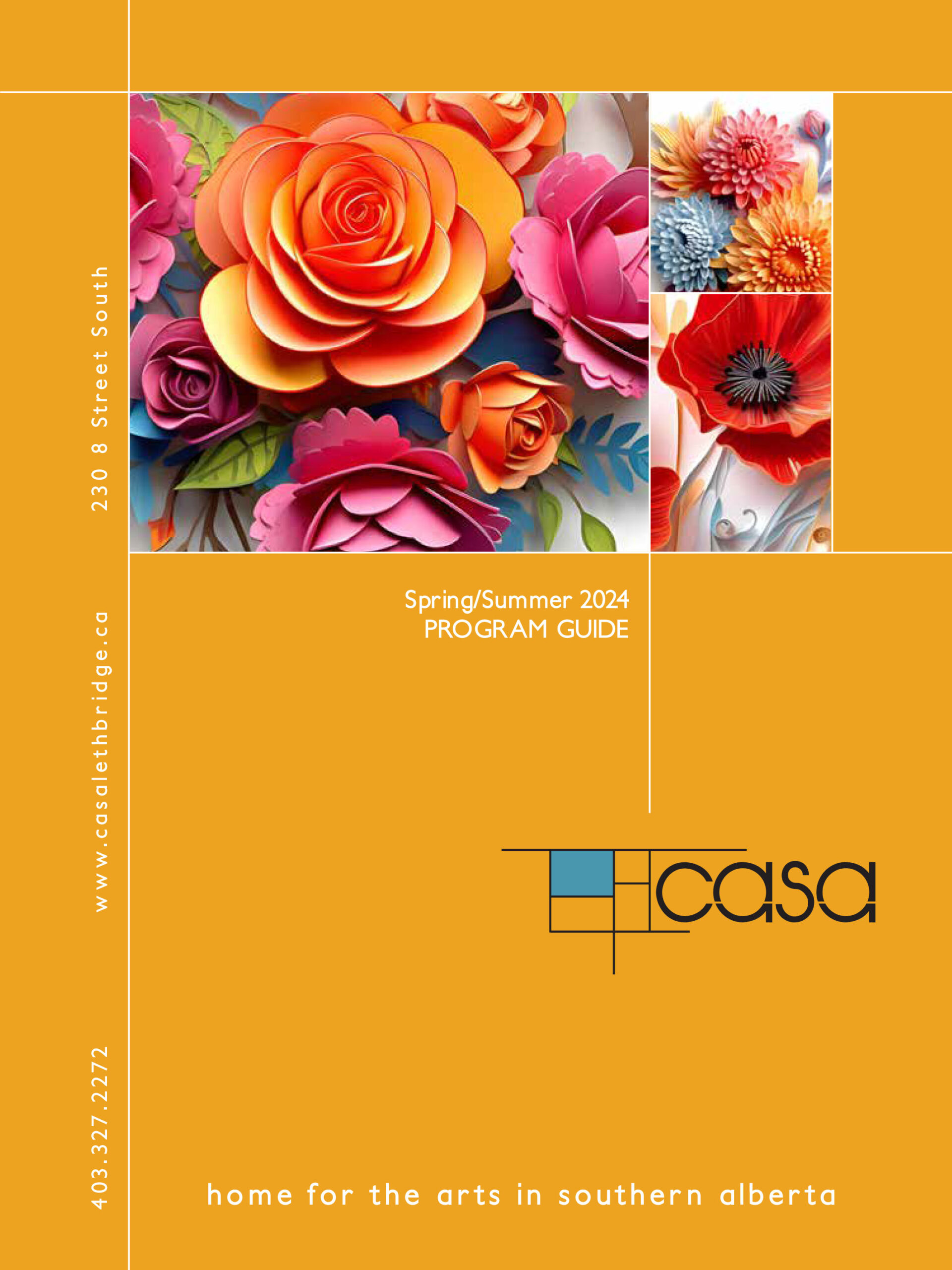 Cover of the Casa Winter 2024 Program Guide