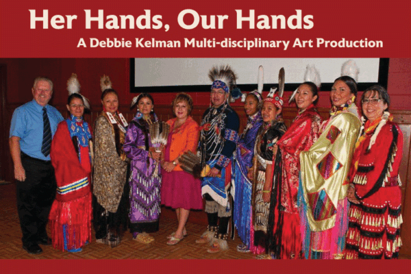 Event poster with Niitsitapi people in regalia